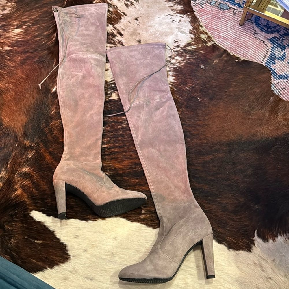 Stuart Weitzman Highland Boot in Topo